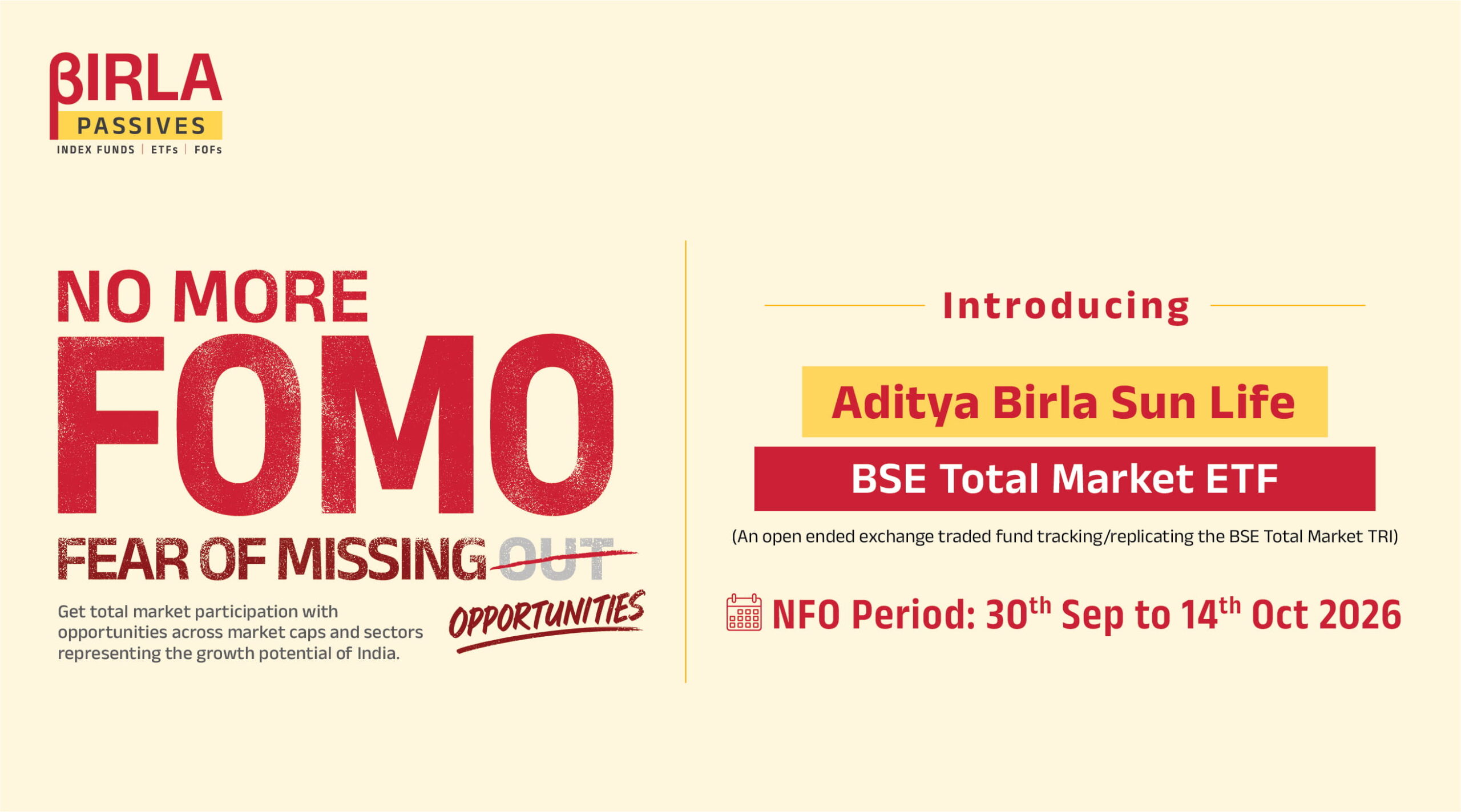 Aditya Birla Sun Life BSE Total Market Index Fund-NFO